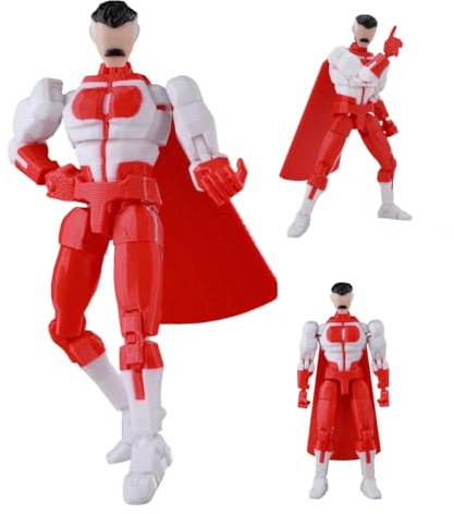 Zhongkaihua Mark Grayson/Atom Eve Figur 12 cm Modell PVC Statue Nolan Grayson/Omni Man Figur Anime bewegliche Actionfiguren Sammlung Dekorationen Geschenke