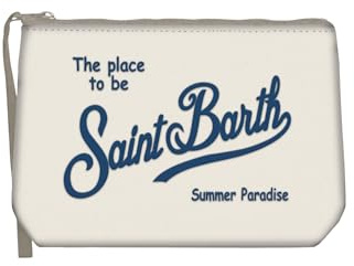 Saint Barth Mc2 Donna Pochette ALI0053 Nylon Bianco Taglia Unica