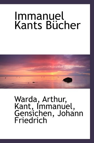 Immanuel Kants Bücher