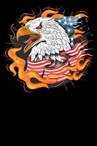 Adler USA Amerika Notizbuch: DIN A5 Kariert 120 Seiten Vereinigte Staaten von Amerika Independence Memorial Day America Flagge als Geschenkidee & ... Planer Tagebuch Notizheft Notizblock