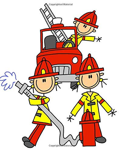 Firefighter Heroes 2019 Daily Planner Calendar: Stick Figure Firefighter Heroes Firemen Professions 2019 Daily Weekly Monthly Planner Calendar Journal
