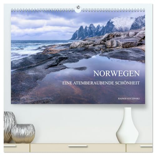 NORWEGEN - EINE ATEMBERAUBENDE SCHÖNHEIT (hochwertiger Premium Wandkalender 2026 DIN A2 quer), Kunstdruck in Hochglanz: Norwegens Inseln Senja, ... in eindrucksvollen Bildern. (CALVENDO Orte)