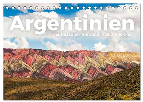 Argentinien - Das bezaubernde Land in Südamerika. (Tischkalender 2026 DIN A5 quer), CALVENDO Monatskalender: Zwölf wunderschöne Bilder aus Argentinien. (CALVENDO Orte)