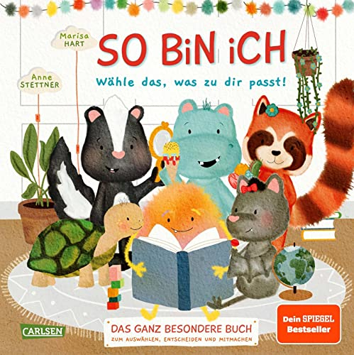 So bin ich - Wähle das, was zu dir passt: Das ganz besondere Buch zum Auswählen, Entscheiden und Mitmachen | Interaktives Vorlesebuch | Stärkt die Selbstwahrnehmung der Kinder und lädt zum Dialog ein