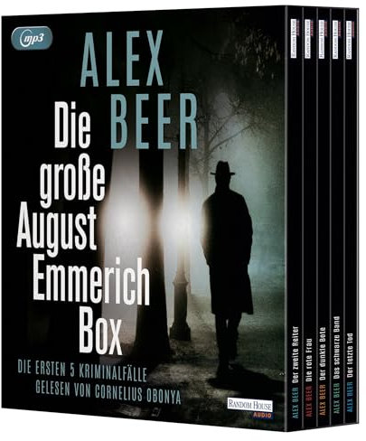 Die große August Emmerich Box - Der zweite Reiter - Die rote Frau - Der dunkle Bote - Das schwarze Band - Der letzte Tod: Die ersten 5 Fälle für August Emmerich