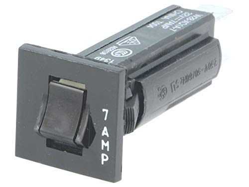 Teensy TE Connectivity Serie W28 - Interruttore di protezione magnetico termico 1 poli, 7 A 32 V DC, 250 V AC x 1 pezzo