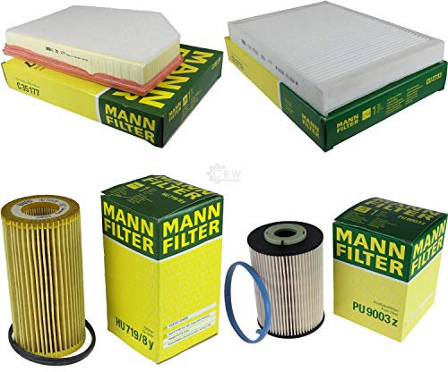 MANN-FILTER Inspektions Set Inspektionspaket Luftfilter Ölfilter Innenraumfilter Kraftstofffilter