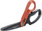 Wiss CW10T Titanium Coated Offset Right Hand Tradesman Shears, 254mm, Multi, One Size