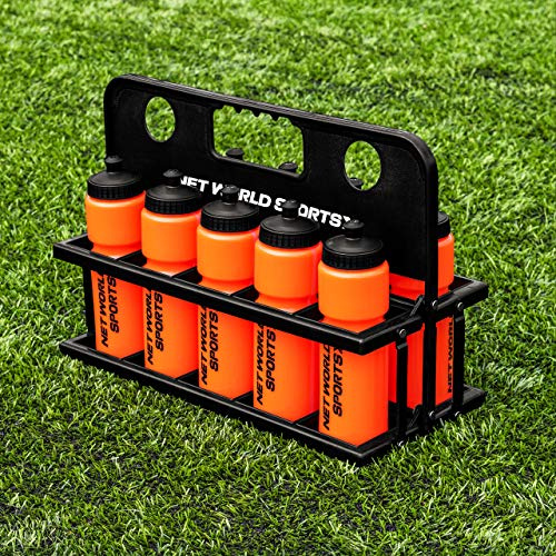FORZA 10 Portaborracce e borracce [750 ml] - Plastica Senza BPA | Per Squadre Sportive | Disponibli in 9 colori (Arancione)