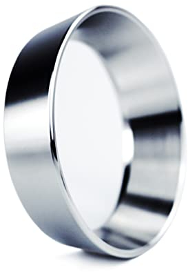 54mm Espresso Dosing Funnel, Stainless Steel Coffee Dosing Ring Compatible with 54mm Breville Portafilter