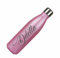 Generico Gourde personnalisable motif pailleté thermique en acier inoxydable de 500 ml (rose pailleté, 500 ml)