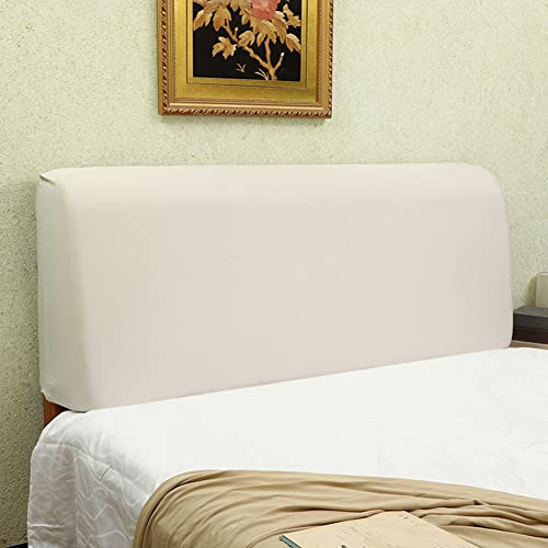 Stretch-Bett-Kopfteilbezug, hochelastisch, staubdichter Schutz für Holz/Rattan/gepolstertes Metall-Kopfteil, King-Size-Größe 200-220 cm