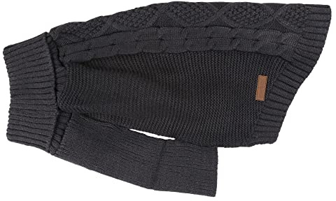 Regatta Hunde-Pullover mit Zopfmuster, gemütlich, hoher Halsausschnitt, strapazierfähig, gerippt, perfekt für Outdoor, kalte Spaziergänge