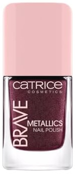 Catrice Brave Metallics Nail Polish, Nailpolish, Nagellack, Nr. 04 Love You Cherry Much, rot, langanhaltend, metallisch, ohne Aceton, vegan, Mikroplastik Partikel frei (10,5ml)
