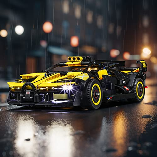 LIGHTAILING Led Licht für Lego- 42151 Bugatti-Bolide – Beleuchtungsset Kompatibel Mit Lego Modell (Lego Bausteinen Modell Nicht enthalten)