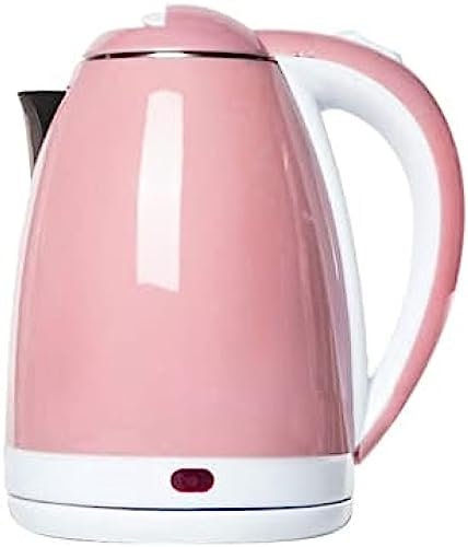 Volu Fast Boil Kettle, Rapid Boil Kettle, 2L, 1500W, Auto Shut - Off Protection,Pink,Hilarious123