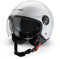 Befast | Rapid II - Casco Jet Omologato con Doppia Visiera in Policarbonato, Casco Scooter con Occhialino Parasole, Casco Moto Jet con Interni Traspiranti e Anallergici, Colore Bianco Opaco