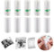 PRINHSJI Mini-Druckerpapier, für tintenlosen Mini-Taschendrucker, tragbarer Thermodrucker, Aufkleber-Druckerpapier, inkl. 5 Rollen selbstklebendes Thermopapier für Foto-Tagebuch, Notizen, Memo