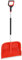 Schneeschaufel, CIADAZ Schneeschieber, Schneeschaufeln, Schneeschippe, Schnee Schaufeln, Snow Remover, Rot 136 cm Aluminium