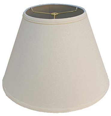 CWCQGH Lampenschirm aus weißem Stoff, Klassische runde Tischlampe mit traditionellem Design, Stehlampenschirm, Verschiedene Größen, 50 cm