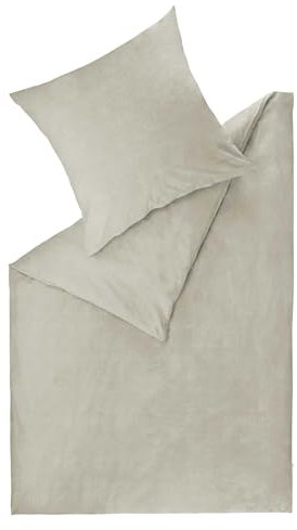 Esprit Home Premium Bettwäsche 135x200 Baumwolle 4teilig Grau - Bettwäsche-Sets 4tlg bestehend aus 2 Bettwäschebezügen 135x200cm - inkl. 2 Kopfkissenbezug 80x80cm - Öko-Tex Zertifiziert