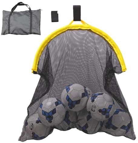 Football Net for Top Containers, Training Net Bag for Football Goal | Top Bins,Outdoor Soccer Pitch Bag for Football Pitch, Gym, Backyard