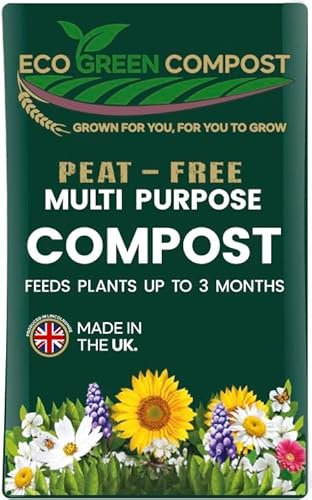 Casswell's Eco Green Compost- Premium Compost- Grown & Blended In Lincolnshire - Eco-Friendly, Nutrient-Rich Soil Fertilizer for Sustainable Growing- Zero Peat
