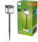 Philips Outdoor Ultra-Efficient Solar Blaise Sockelleuchte 1.5W, Linkable Funktion, Tageslicht- und Bewegungssensor, 3000 Kelvin, IP44, anthrazit