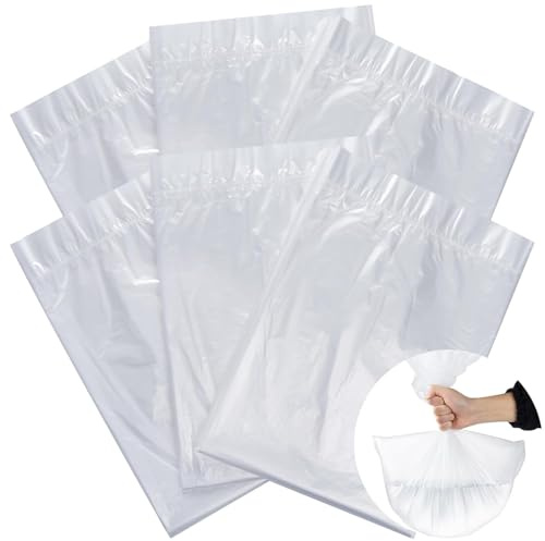160 Pcs Disposable Pedicure Liners, Large Plastic Foot Bath Spa Liners | Foot Bath Bags for Foot Soaking Tub, Thick Unbreakable Spa Bags for Salon, Spa, Footsie Bath, Clear, 21.5x25.5 In