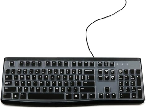 Tastaturabdeckung für K120 MK120 Kabelgebundene Tastaturen aus Silikon