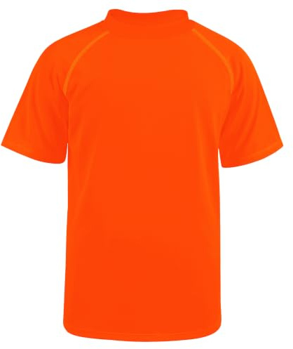 BSBUY Maillot de Bain Enfant, T-Shirt de Bain Anti-UV à Manches Courtes Garçon, Chemise Natation Rashguard Enfants, Séchage Rapide Haut de Bain Rashguard pour Enfant 5-10 Ans(130~150)