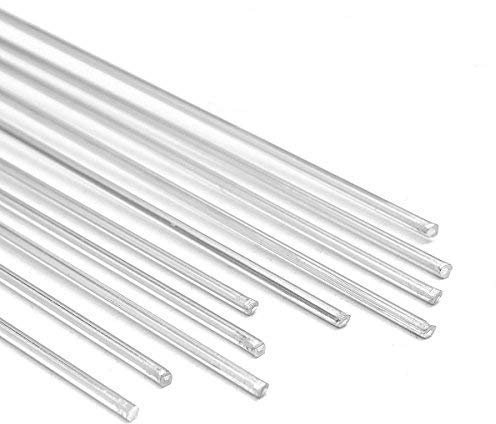 MASUNN 10Pcs 1.6 X330Mm Aleación De Aluminio Soldadura Plata Soldar Alambre Soldadura TIG Relleno Rod
