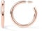 PAVOI 14K Gold Hoop Earrings For Women 50mm | Thick Infinity Gold Hoops Earrings | Rose Gold Plated Loop Earrings For Women | Lightweight Hoop Earrings Set