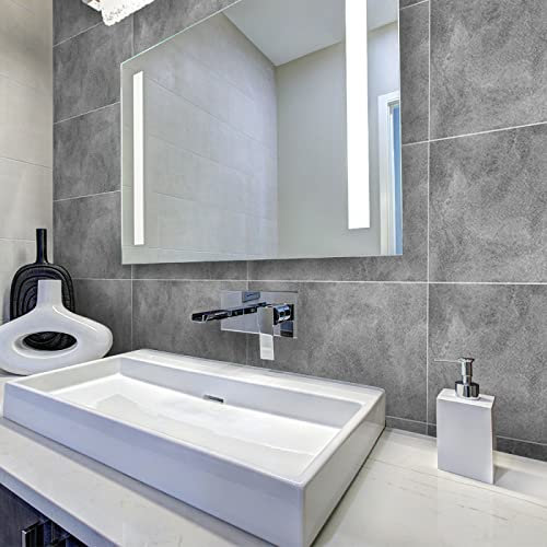Piastrelle Adesive Cucina 30X60cm Tortora Mattonelle Adesive Bagno Pvc Impermeabile Adesivi per Piastrelle Parete Fai da Te Adesivi per Cucina Decorazioni,Piastrelle Cucina Moderna