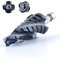 AugTouf Vier Spiralnuten, Kobalt-Stufenbohrer (Pro Max), 6,35 mm (1/4 Zoll), schlagfertig, vier Spiralrillen, Unibit-Stufen-Bit, 6,35 mm Sechskantschaft, Unibit für Metall, Edelstahl, Aluminium, Holz,