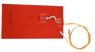 SPEEM | Silikon-Heizmatte selbstklebend 200W 220V | Mit Thermostat für Verdampfer, Buffets, Heizplatten & Kühlvitrinen | Silikon-Heizelement für Industrie & Haushalt