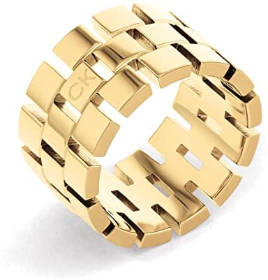 Calvin Klein Ring für Damen Kollektion GEOMETRIC aus Edelstahl, Verfügbar aus Silber oder Gold