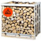Onlydry Brennholz Erle mit weniger als 18% Feuchtigkeit Palette - Perfekt für Ofen, Feuerschale, Kamin, Kaminofen - Premium Qualität Sauberes und trockenes Kaminholz/Feuerholz… (1 RM; 1.5 SRM)