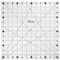 The Quilted Bear Transparentes Patchwork-Lineal – rutschfestes Design, Lineal zum Nähen, Quilten, Patchwork, robustes Acryl mit 30 45 60 Grad Winkeln, klare Linien (12.5 x 12.5)