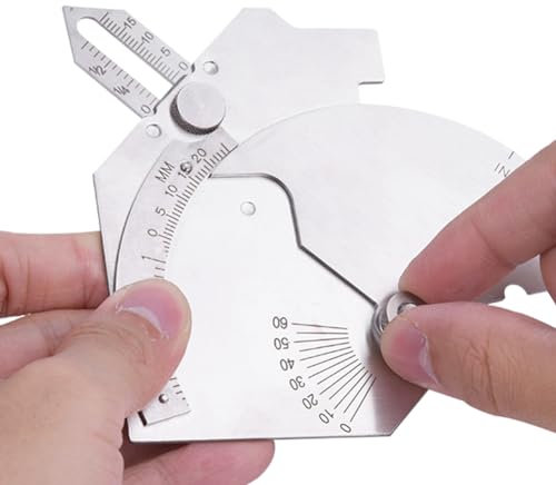 Calibro di Saldatura, Calibro per Saldatura a Camma a Ponte MG8 per Misurazioni Accurate Fino a 50 Mm Strumento di Ispezione Durevole e Resistente All'usura