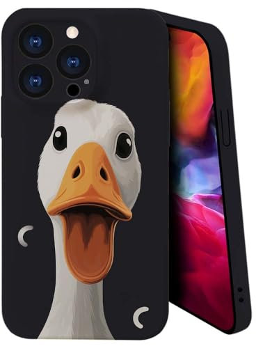 SEized Case Compatible with for iPhone 14 Pro Max,Funny Duck Phone Case for Girl Women Boy Men,3D Soft Slim Drop Shockproof Cover for Gift Case for iPhone 14 Pro Max