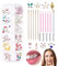 Zahnschmuck Set | Tooth Gem Kit | Zahn-Edelstein-Set | D-IY Krystal Dekoration für Zahn | Abnehmbare Zahn Ornamente Schmuck Zubehör für Zahn mit Kleber für Zahnverzierungs-Dekoration