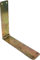 BK SHOP Türband Galvanisierter Stahl Gold | Scharniere Gartentor Türband Holztür Torscharniere Schwerlast | Beschläge Gartentor für Türen Tore Gartenmöbel Fenster - 400 x 50mm