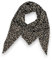 Ziona Musselin-Baumwolle Schal Damen Leo Mady Italy 195 x 72 cm Herbst Winter Halstuch (Beige-Braun)