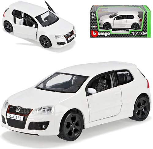 Generisch Volkwagen Golf V G*t*i 5 Weiss White 1/32 Burago Burago Modellauto Modell Auto