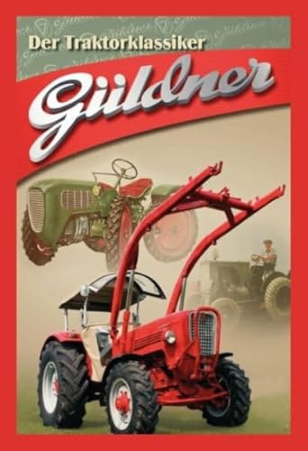 Retro Blechschild 20x30 cm Güldner Traktor Schlepper Bulldog Trecker Oldtimer Garage Landwirt Sammler Geschenk