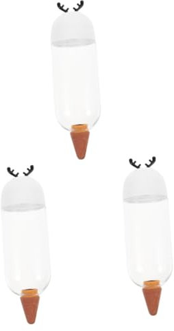 Sosoport 3 Piezas Dispositivo de riego automático Goteo Interior Agua Herramienta de riego doméstico cuentagotas de jardín cuentagotas de riego casero gotero de riego de Flores el plastico