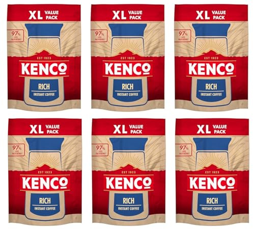 Kenco Rich Instant Coffee Refill 300g (Pack of 6, Total 1800 grams)