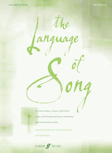 The Language of Song -- Elementary: Low Voice (Faber Edition)