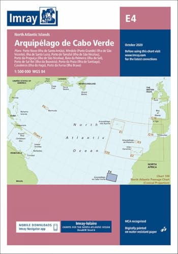 E4 Arquipélago de Cabo Verde, Imray Chart: 1:500.000 (Imray E Charts, Band 4)